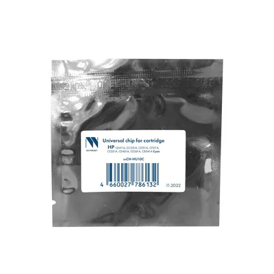 Чип NV Print NV-CH-HU10C для картриджей HP, голубой, лазерная печать