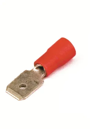 Наконечник плоский DKC 2A22P, изолированный, 0.25-1.5мм², 6.3×0.8мм