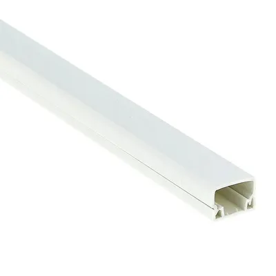 Кабель-канал EKF kk-15-10, 15×10 мм, ПВХ, белый, 2 м