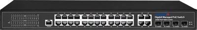 Коммутатор Trassir TR-NS24284C-400-24PoE v2 (D), PoE