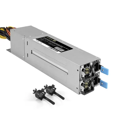Серверный блок питания с резервированием 2U Redundant 2x1600W ExeGate Industrial-RTS1600 (CRPS, ШВГ =77x84x265mm, APFC+Half bridge (LLC)+DC-DC, КПД 94% (80 PLUS Platinum), 4 cm fan, 24pin, 2x(4+4)pin, 2PCIe, 2SATA, 6IDE, RTL)