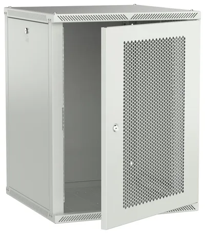 Шкаф телекоммуникационный ITK LWR3-15U66-PF-2, настенный 19", 15U, 600×600 мм, IP20