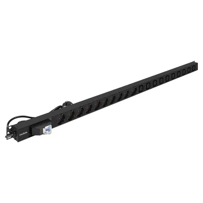 PDU Exegate ServerPro PDU-V213 EX300291RUS, 1U, 10×C13+10×Schuko, алюминий
