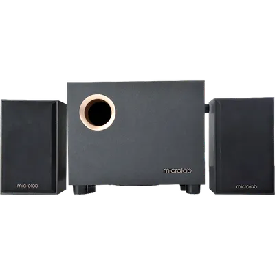 Колонки Microlab M-105BT, 2.1, 2.5 Вт × 2 + 5 Вт, Bluetooth, 2RCA, 3.5 мм