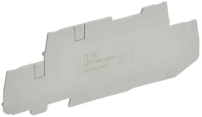 Заглушка торцевая IEK ARMAFIX AF-CT10-01-2-K01-002-ZGL для клеммы CP-ML, 2,5 мм², полиамид, серая