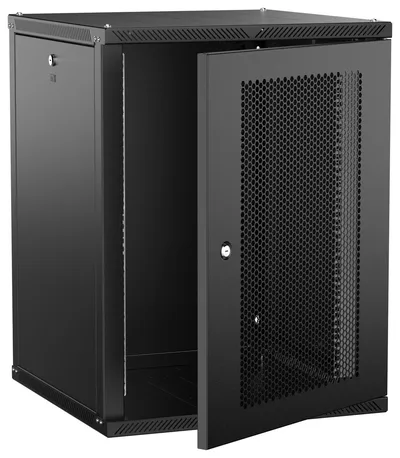 Шкаф ITK LINEA W LWR5-15U66-PF-2, настенный 15U 600×600 мм, IP20, перфорированная дверь