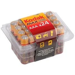 Батарейка Kodak MAX LR6-24, AA (LR6), алкалиновая, 1.5 В, 24 шт в коробке