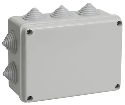 Коробка распределительная IEK UKO10-150-110-070-K41-44, 150×110×70 мм, IP44, 10 вводов