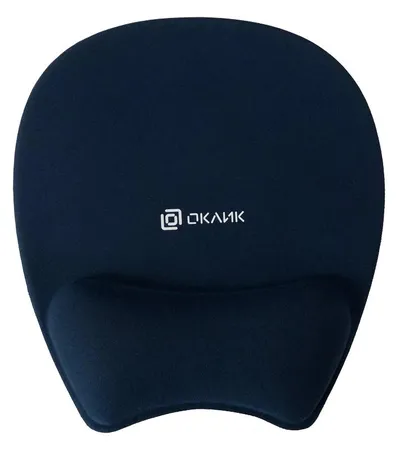 Коврик для мыши OKLICK OK-RG0580-BL, ткань, гелевая подушка, 245×220×24 мм, синий