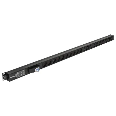 Блок розеток ExeGate EX300290RUS, 19" 1U, 10×C19+10×Schuko, 16A