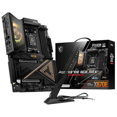 Материнская плата MSI MEG X870E ACE MAX, Socket AM5, ATX, 4×DDR5, 5×M.2, Wi-Fi 7