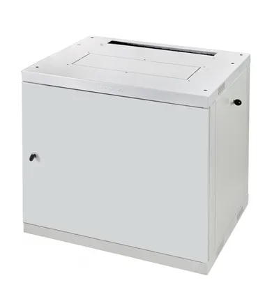 Шкаф Eurolan 60W-06-64-30GY, 19" 6U, настенный, 600×450 мм, серый