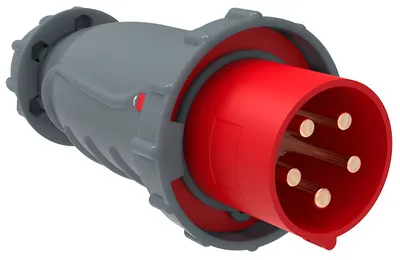Вилка CEE (IEC 60309) IEK MAGNUM PSN02-125-5, переносная 125 А, 3P+N+E, 6ч, IP67