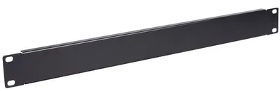 Фальш-панель ITK FP05-01UM, 1U, 483×44,5×12 мм, металл, чёрная RAL 9005