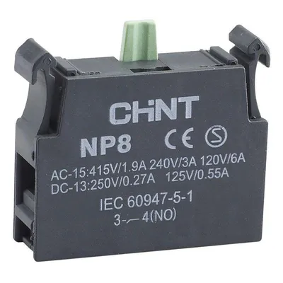 Блок контактный CHINT 669998, 1НО, для NP8