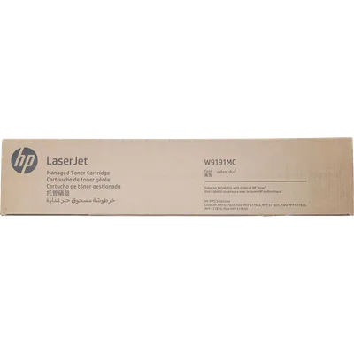 Картридж HP W9191MC, голубой, 28 000 страниц
