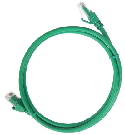Патч-корд ITK PC02-C5EU-5M, кат.5E UTP, 5м, зеленый