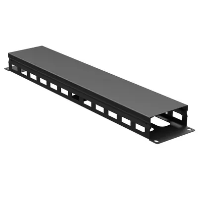Органайзер кабельный DKC R5CPF1942HEB, 2U, 19", RAL9005