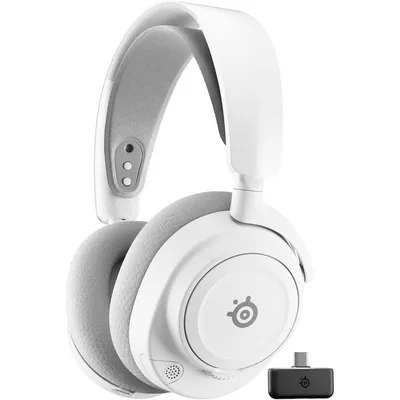 Наушники SteelSeries Arctis Nova 7P Wireless (Gen 2), беспроводные, Bluetooth 5.0, 7.1, белые