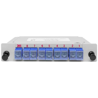 Делитель оптический Alpha Mile 402-05-08, планарный 1x8, SC/UPC, G.657.A1