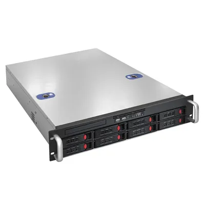 Серверный корпус ExeGate Pro 2U550-HS08 (EX281232RUS), 2U, 550 мм, 8×HotSwap, без БП