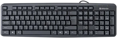 Клавиатура Defender Element HB-520 45520, PS/2, 107 клавиш, чёрная