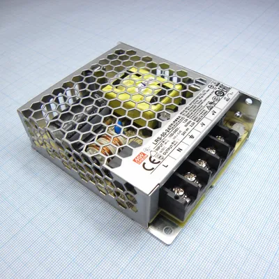 Блок питания Mean Well LRS-50-24, AC-DC, 52.8Вт, 24В/2.2A, в кожухе