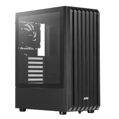 Корпус A-DATA VALORSTORMMTWOF-BKCWW, Midi-Tower, черный, TG
