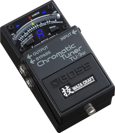 Тюнер Boss TU-3W Waza Craft, хроматический педальный, 21-сегментный LED, 9 В