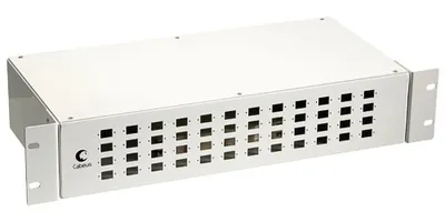 Кросс оптический Cabeus FO-19-48SC, 19", 48×SC, со сплайс-кассетой