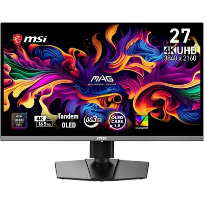 Монитор MSI MAG 272UP QD-OLED E16, 26.5" 4K UHD, 165 Гц, 0.03 мс