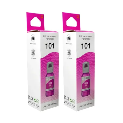 Чернила NV Print NV-C13T03V34A/2, для Epson L4150, 101, Magenta, 70 мл, 2 шт.