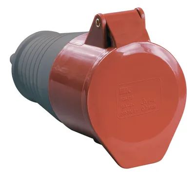 Розетка CEE IEK ССИ-214 PSR22-016-4, 3P+E, 16 А, 380–415 В, IP44