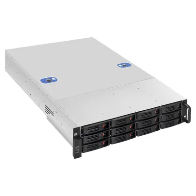 Серверная платформа ExeGate EX294275RUS, 2U, 660мм, Redundant 2×550W, 12×HotSwap
