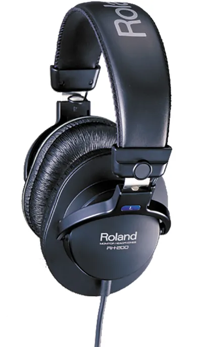 Наушники мониторные закрытые Roland RH-200, 20–20000 Гц, 65 Ом, 100 дБ/мВт