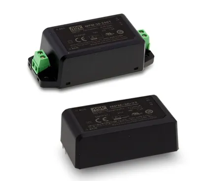 Источник питания Mean Well MPM-30-12, AC-DC, 30Вт, 12В/2.5А, на плату