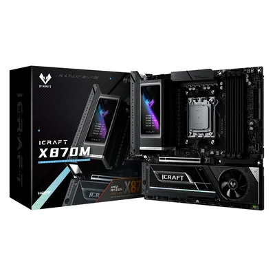 Материнская плата MAXSUN MS-iCraft X870M, AM5, mATX, 4×DDR5, 3×M.2, Wi-Fi 7