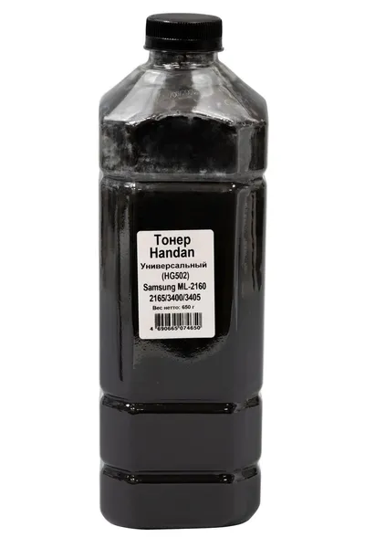 Тонер HANDAN HG502-SAM-U-650G-R, для Samsung, Bk, 650г