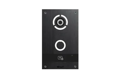 Вызывная панель BAS-IP AV-08FBL BLACK, IP, 2МП, распознавание лиц