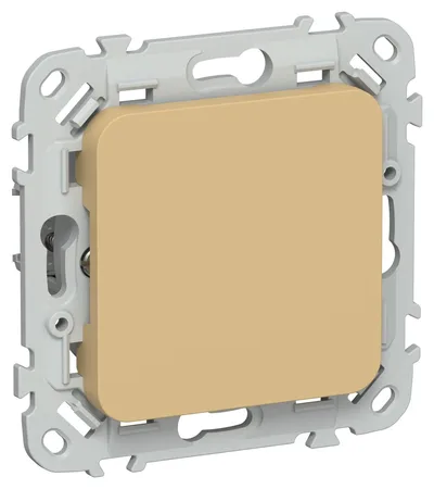 Заглушка с суппортом IEK FLITE FI-PL10-K89, шамуа