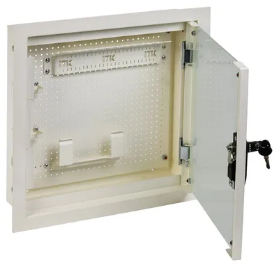 Шкаф телекоммуникационный ITK LINEA R LR16-4H41-G, настенный, 400×400×100 мм, IP20