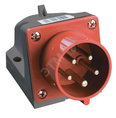 Вилка электрическая IEK PSR52-016-5, 16А, 3P+PE+N, 380В, IP44