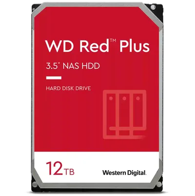 Жесткий диск/ HDD WD SATA3 12Tb Red Plus 7200 256Mb 1 year warranty