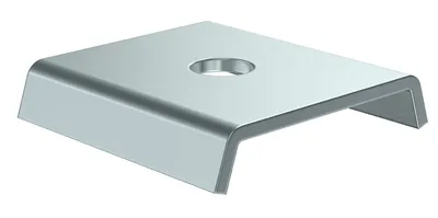 Пластина опорная IEK CLM50D-POS-41-25, для STRUT-профиля, 105×80×5 мм