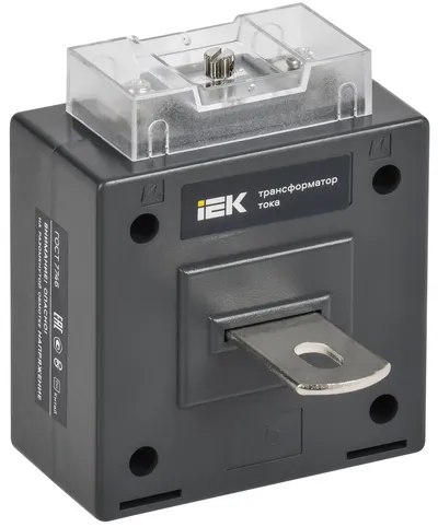 Трансформатор тока IEK ТТИ-А ITT10-2-05-0100-08, 100/5 А, 5 ВА, класс 0,5
