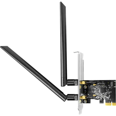 Сетевая карта Cudy WE1300, Wi-Fi 5 AC1300, PCIe x1, 2×5 dBi