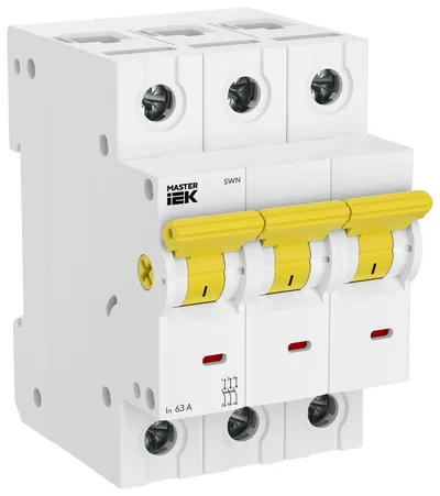 Выключатель-разъединитель IEK MASTER SWN MI-SWN-3-063, 3P, 63 А, 380 В