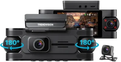 Видеорегистратор TrendVision Proof 360 GPS Ultra, 4 камеры, 2160p, GPS