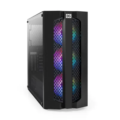 Корпус ExeGate EX294975RUS, Midi-Tower ATX, БП 600Вт, 3×120мм RGB