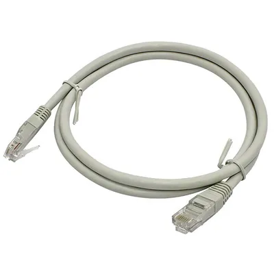 Патч-корд Datarex DR-180015, кат.5e, U/UTP, RJ45, 5м, серый